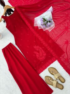 Premium New Quality Designer Kurta pant with dupatta set - Image 13