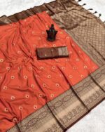 Presenting New Designer Printed Banarsi saree collection - Image 9