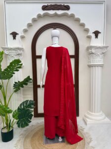Premium New Quality Designer Kurta pant with dupatta set - Image 9