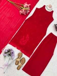 Premium New Quality Designer Kurta pant with dupatta set - Image 12
