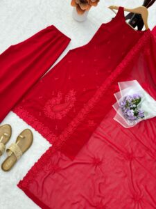 Premium New Quality Designer Kurta pant with dupatta set - Image 10