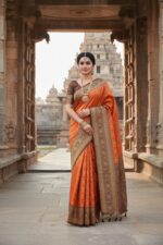 Presenting New Designer Printed Banarsi saree collection - Image 5