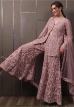 Presenting New Designer Embroidery design Top Plazzo with dupatta set - Image 7