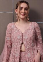 Presenting New Designer Embroidery design Top Plazzo with dupatta set - Image 3