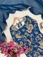 Presenting New Designer Trending floral Digital print kurti sharara with dupatta set - Image 11