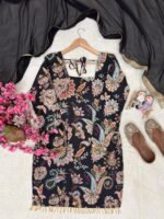 Presenting New Designer Trending floral Digital print kurti sharara with dupatta set - Image 23