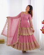 Presenting New Designer Embroidery design Top pent with dupatta set - Image 13