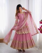 Presenting New Designer Embroidery design Top pent with dupatta set - Image 10