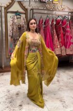 Presenting New Designer Trending party wear shrug with sharara collection - Image 8
