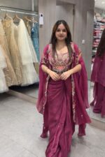 Presenting New Designer Trending party wear shrug with sharara collection