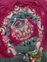 Presenting New Designer Trending party wear shrug with sharara collection - Image 13