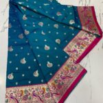 Presenting New Designer Printed pathani silk saree collection