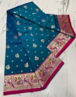 Presenting New Designer Printed pathani silk saree collection