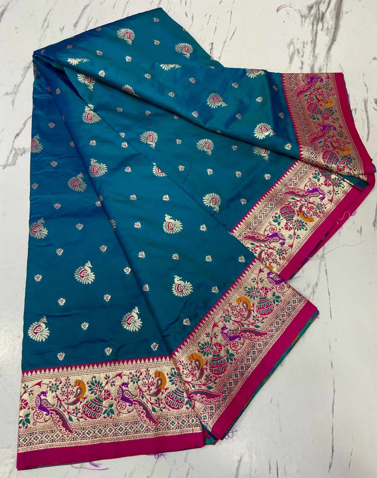 IMG-20260722-WA0243 Presenting New Designer Printed pathani silk saree collection - Image 1