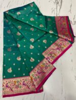 Presenting New Designer Printed pathani silk saree collection - Image 3