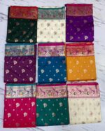 Presenting New Designer Printed pathani silk saree collection - Image 9