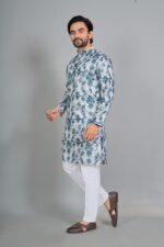 Presenting New Designer Trending printed Kurta pajama set for men wear - Image 13
