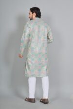 Presenting New Designer Trending printed Kurta pajama set for men wear - Image 5