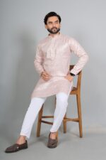 Presenting New Designer Trending printed Kurta pajama set for men wear - Image 11