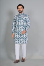 Presenting New Designer Trending printed Kurta pajama set for men wear - Image 16