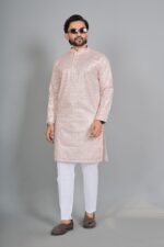 Presenting New Designer Trending printed Kurta pajama set for men wear - Image 12