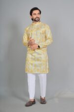 Presenting New Designer Trending printed Kurta pajama set for men wear - Image 7
