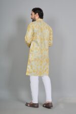 Presenting New Designer Trending printed Kurta pajama set for men wear - Image 9