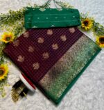 Presenting New Designer Mangalagiri silk saree collection - Image 7