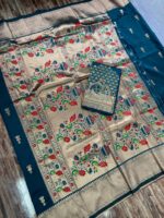 Presenting New Designer Embroidery work printed saree collection