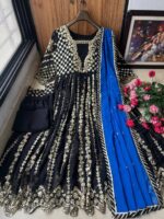 Presenting New Designer sequence & zari embroidered Anarkali Gown collection - Image 4