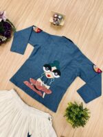 Presenting New Designer denim koti lahenga & blouse collection - Image 12