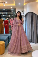 Presenting New Ethnic wear Designer Gown pant with dupatta set - Image 5