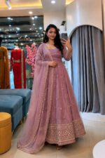 Presenting New Ethnic wear Designer Gown pant with dupatta set - Image 3