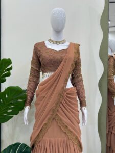 Ready to wear Lahenga saree collection - Image 7