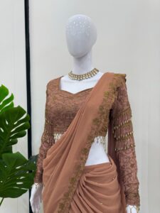 Ready to wear Lahenga saree collection - Image 6