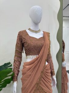 Ready to wear Lahenga saree collection - Image 9