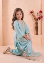 Launching New Designer kids party wear look Top Farsi Plazzo with dupatta set - Image 3