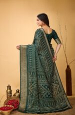 Presenting New Designer Trending printed Dola Silk saree collection - Image 5