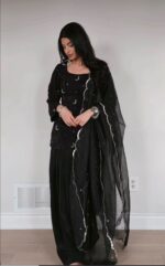 Launching New Designer party wear look Top Farshi salwar collection