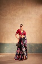 Presenting New Designer Kalamkari art paired saree collection - Image 2