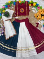 New Arrivals kids Navratri super Trending festival special designer Chaniya choli ,Lahenga collection - Image 5