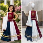 New Arrivals kids Navratri super Trending festival special designer Chaniya choli ,Lahenga collection - Image 9