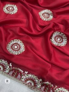 Presenting New party wear glamour look designer saree collection - Image 6