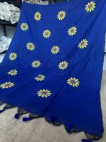 Presenting New Designer beautiful khadi cotton sunflower print saree collection - Image 8