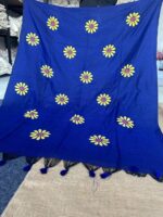Presenting New Designer beautiful khadi cotton sunflower print saree collection - Image 14