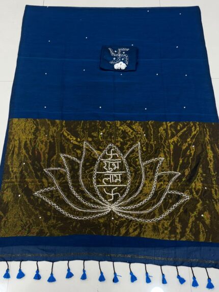 Presenting New cotton lagadi patta saree collection