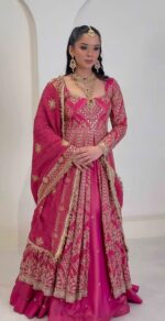 Presenting New Designer Heavy Embroidery work Lahenga choli collection - Image 3