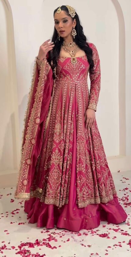 Presenting New Designer Heavy Embroidery work Lahenga choli collection