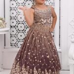 Presenting New Designer Embroidery work Kids wear Lahenga collection for girls wear