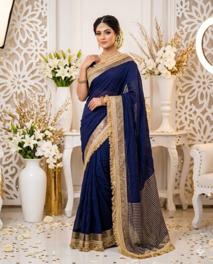 Presenting New Jimmichu silk Tissue Based Beautiful Saree collection